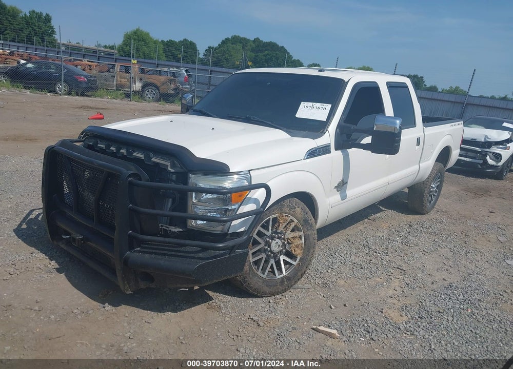 2013 FORD F-250 LARIAT VIN: 1FT7W2BT8DEA89387