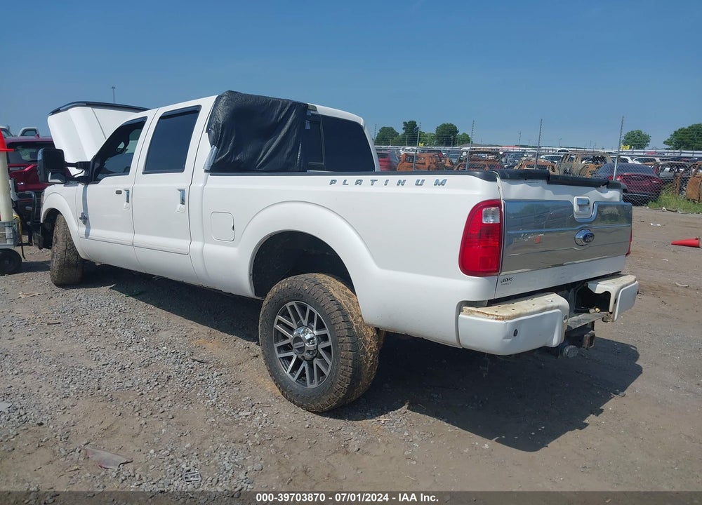 2013 FORD F-250 LARIAT VIN: 1FT7W2BT8DEA89387