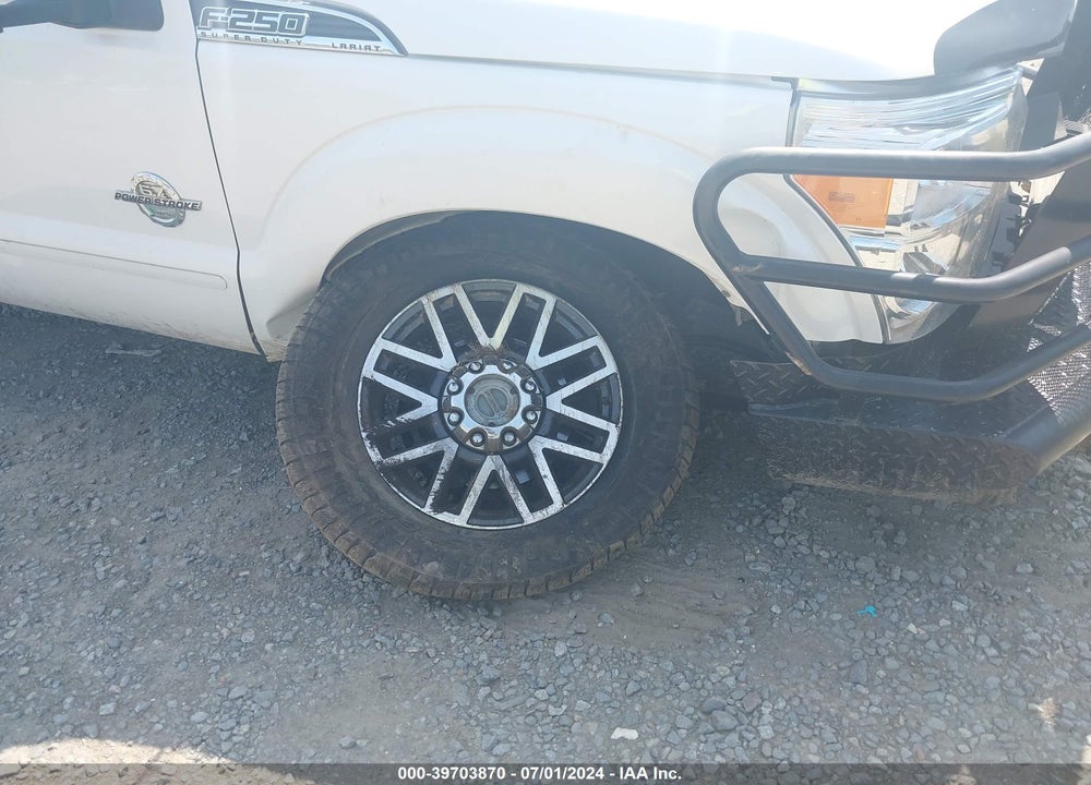 2013 FORD F-250 LARIAT VIN: 1FT7W2BT8DEA89387