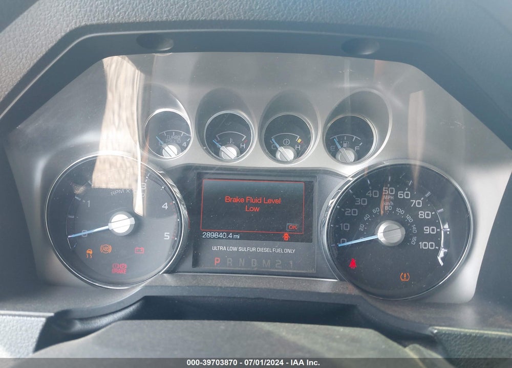 2013 FORD F-250 LARIAT VIN: 1FT7W2BT8DEA89387