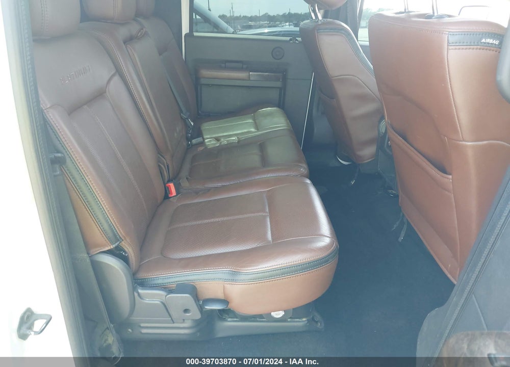 2013 FORD F-250 LARIAT VIN: 1FT7W2BT8DEA89387