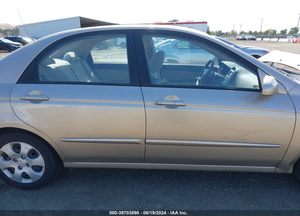 2007 KIA SPECTRA EX VIN: KNAFE122X75446957