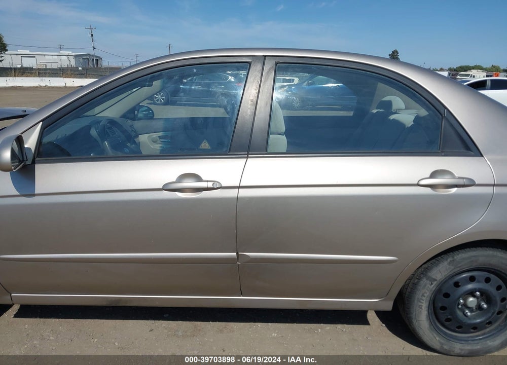 2007 KIA SPECTRA EX VIN: KNAFE122X75446957