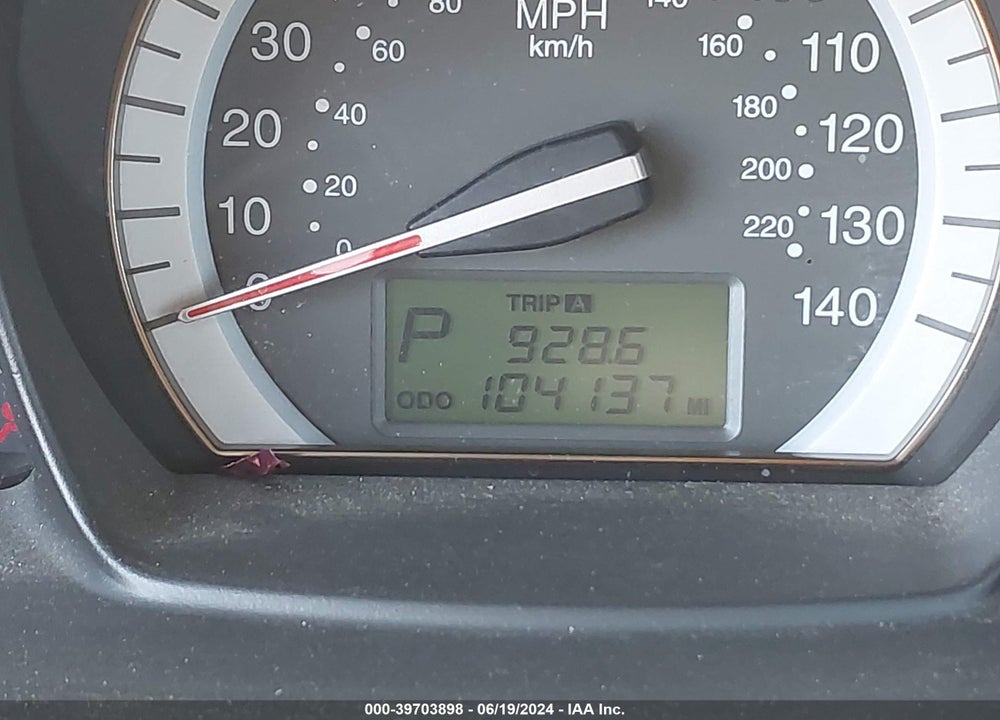 2007 KIA SPECTRA EX VIN: KNAFE122X75446957
