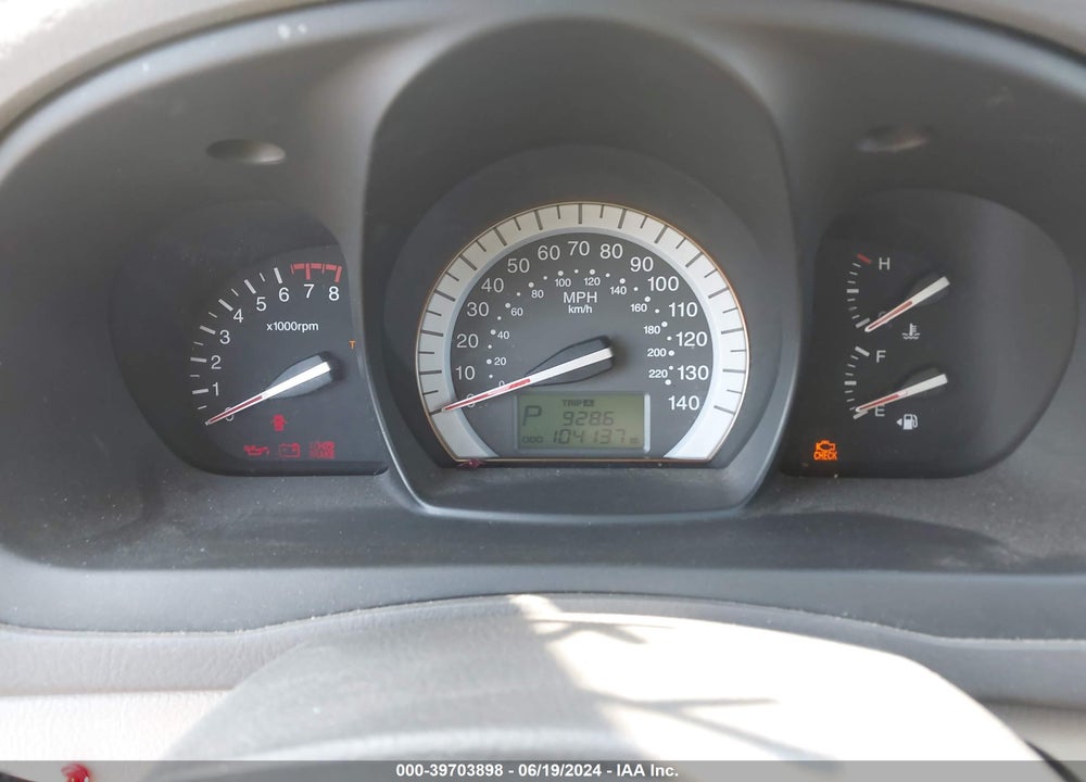 2007 KIA SPECTRA EX VIN: KNAFE122X75446957
