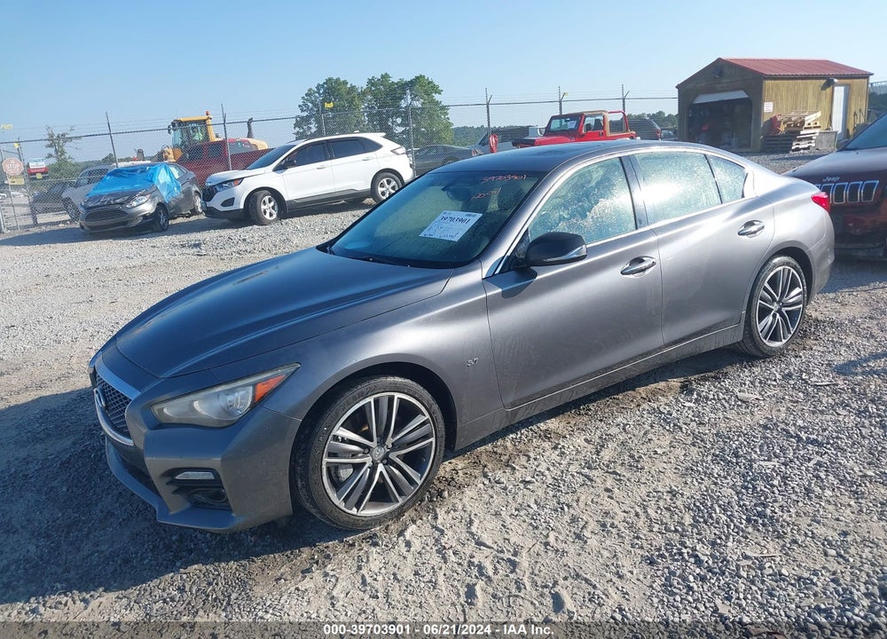 2014 INFINITI Q50 SPORT VIN: JN1BV7AR1EM682308