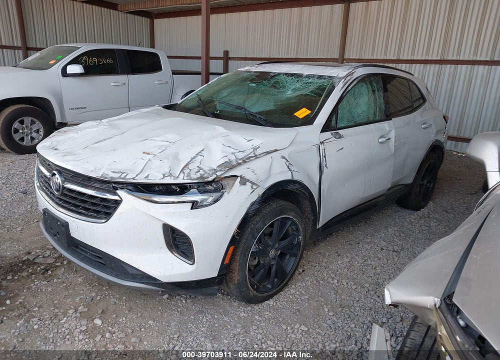 2022 BUICK ENVISION FWD PREFERRED VIN: LRBAZLR43ND053162