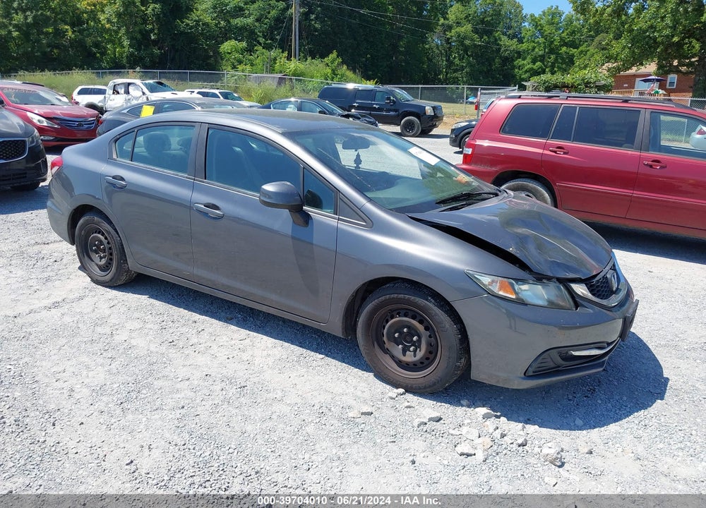 2013 HONDA CIVIC LX VIN: 2HGFB2F55DH534651