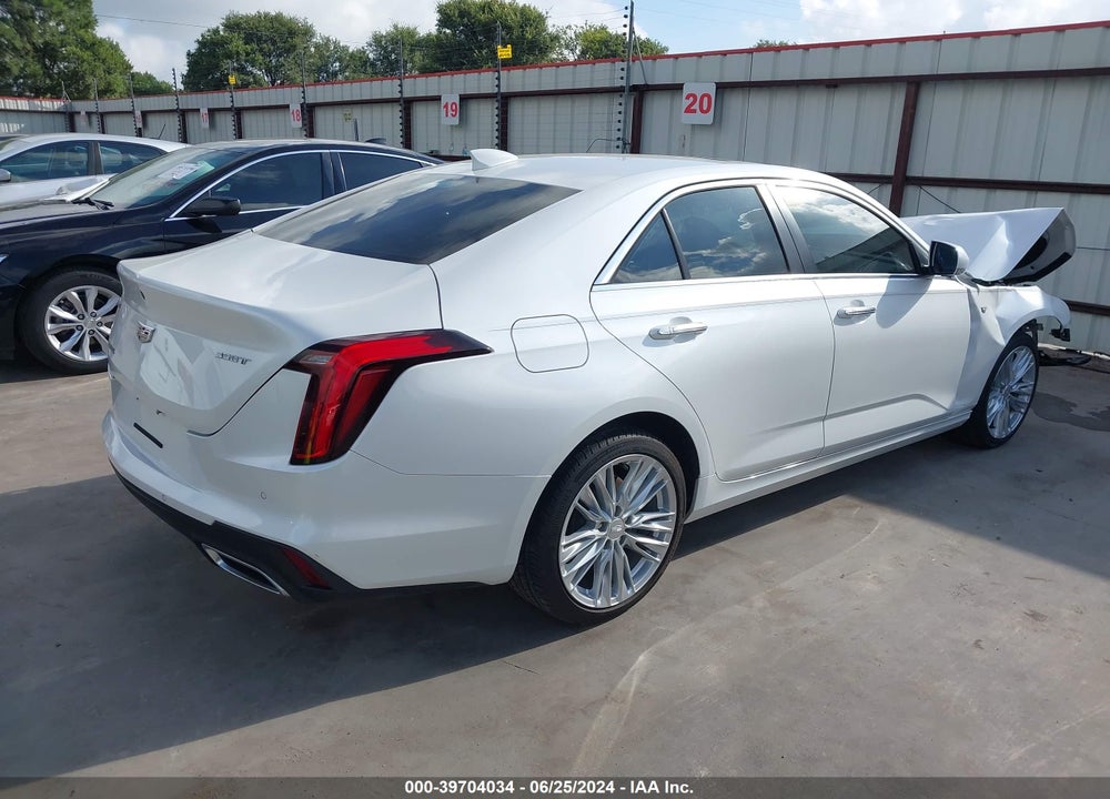 2022 CADILLAC CT4 VIN: 1G6DB5RKXN0126275