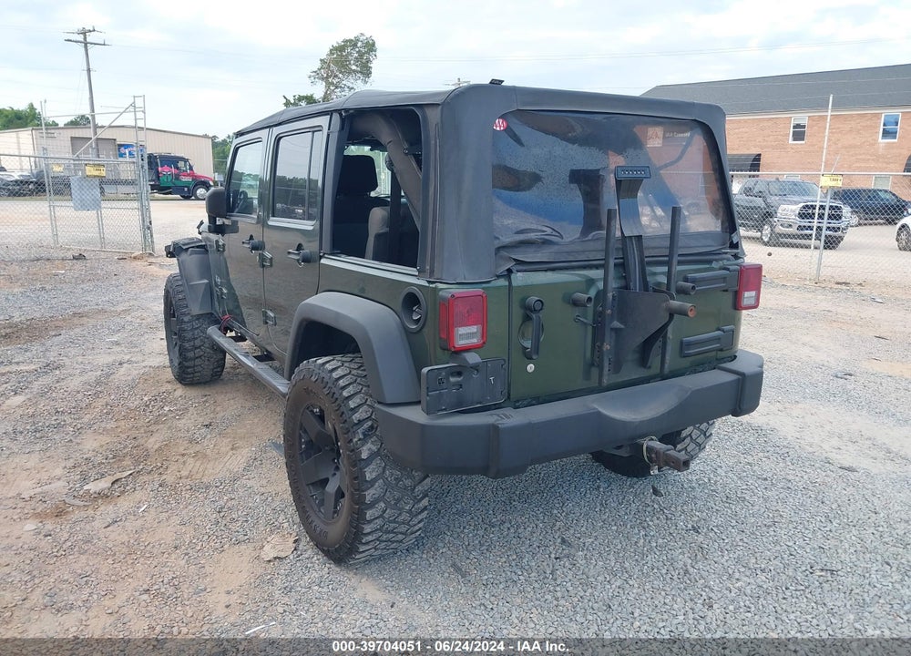2007 JEEP WRANGLER UNLIMITED X VIN: 1J4GA39157L182550