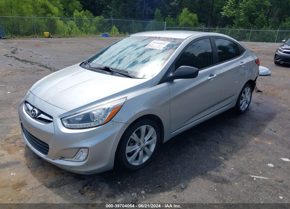 2014 HYUNDAI ACCENT GLS VIN: KMHCU4AE7EU620049