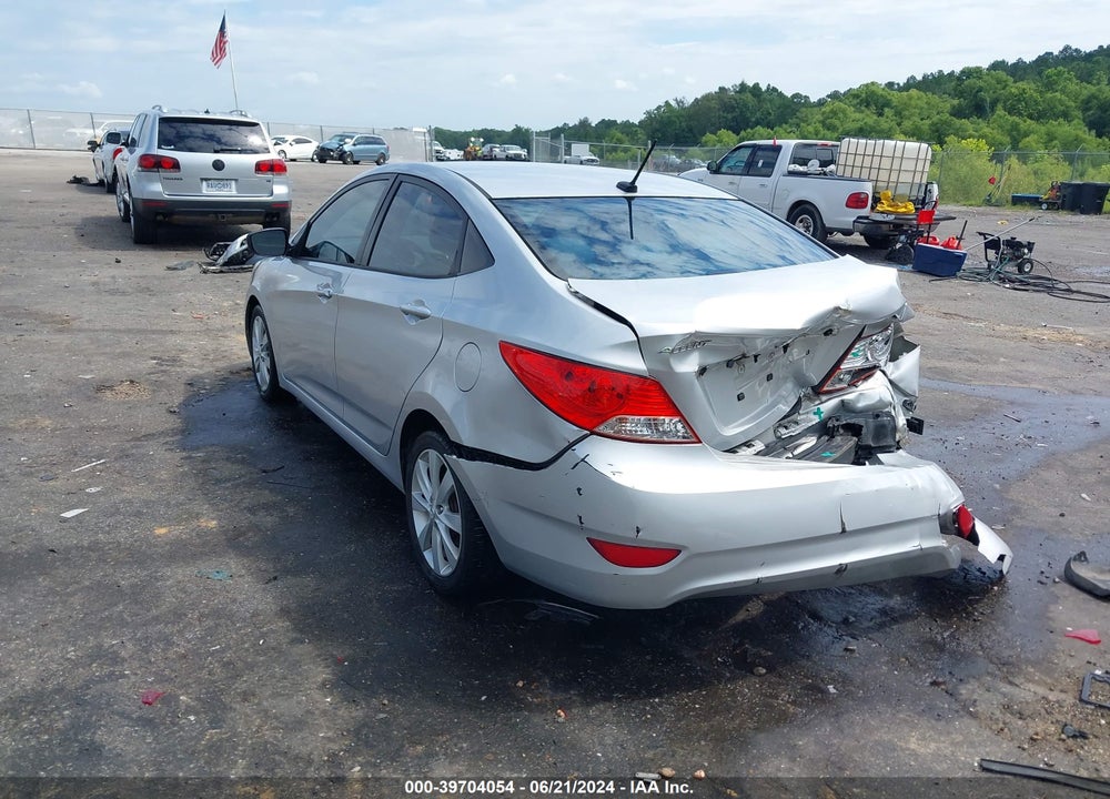 2014 HYUNDAI ACCENT GLS VIN: KMHCU4AE7EU620049