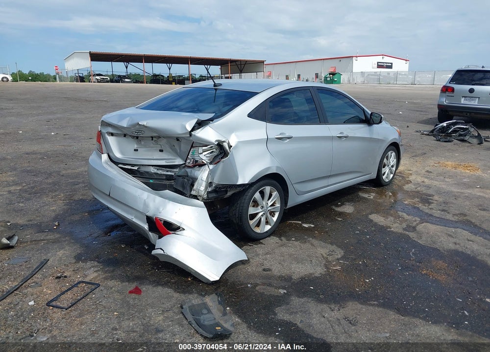 2014 HYUNDAI ACCENT GLS VIN: KMHCU4AE7EU620049