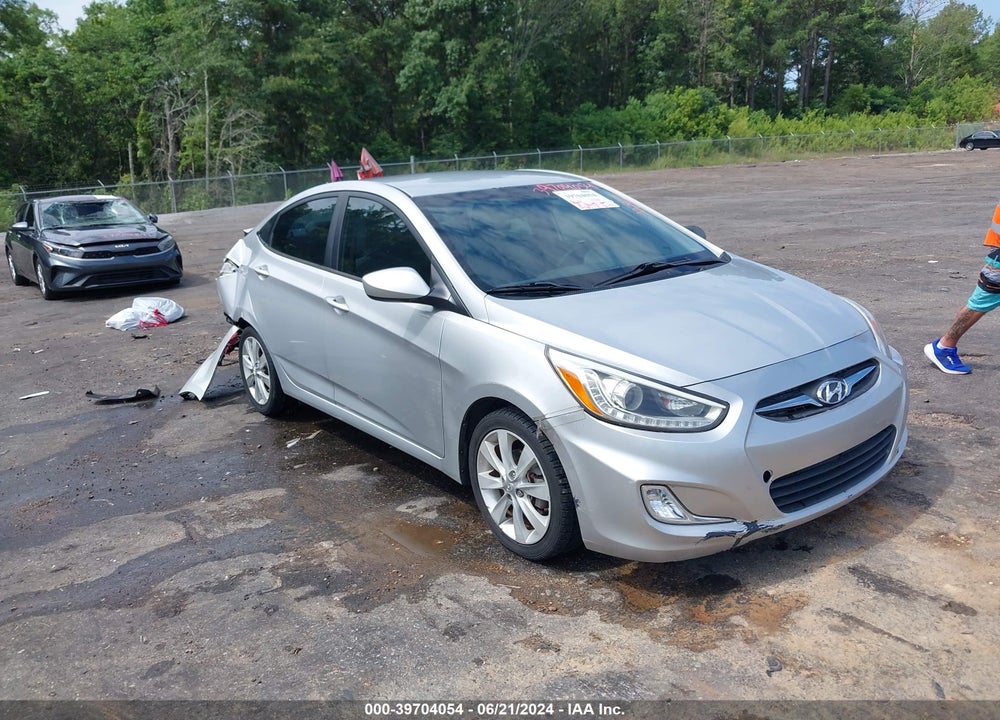 2014 HYUNDAI ACCENT GLS VIN: KMHCU4AE7EU620049