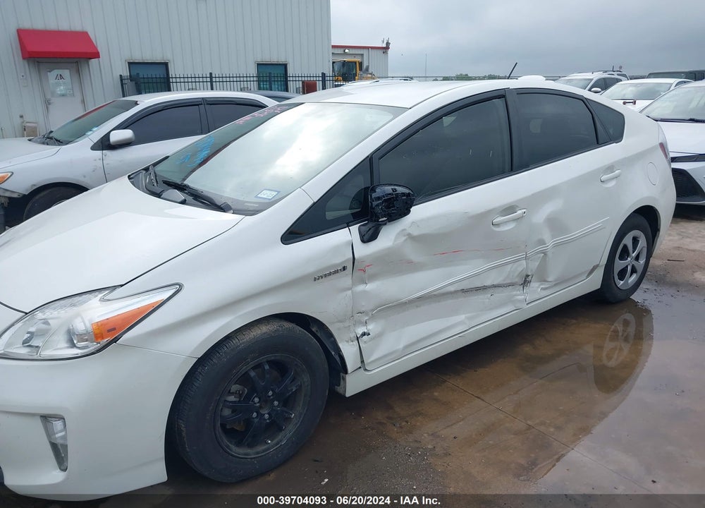 2012 TOYOTA PRIUS THREE VIN: JTDKN3DU7C5488072