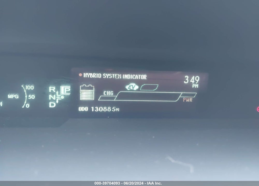 2012 TOYOTA PRIUS THREE VIN: JTDKN3DU7C5488072