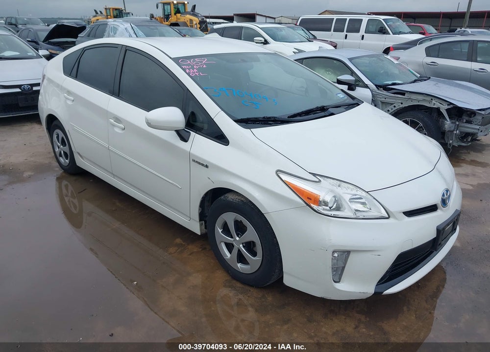 2012 TOYOTA PRIUS THREE VIN: JTDKN3DU7C5488072
