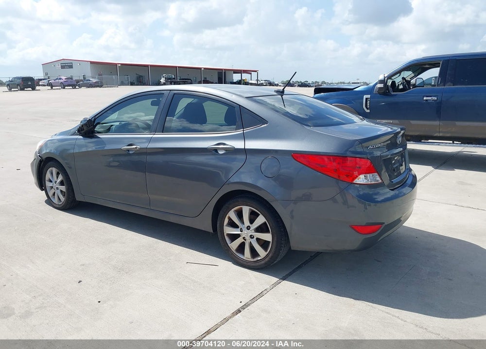 2013 HYUNDAI ACCENT GLS VIN: KMHCU4AE2DU315556