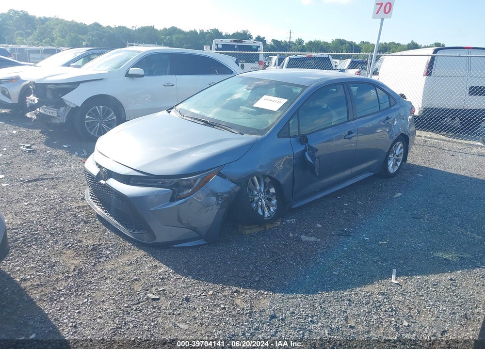 2022 TOYOTA COROLLA LE VIN: 5YFVPMAE7NP298062