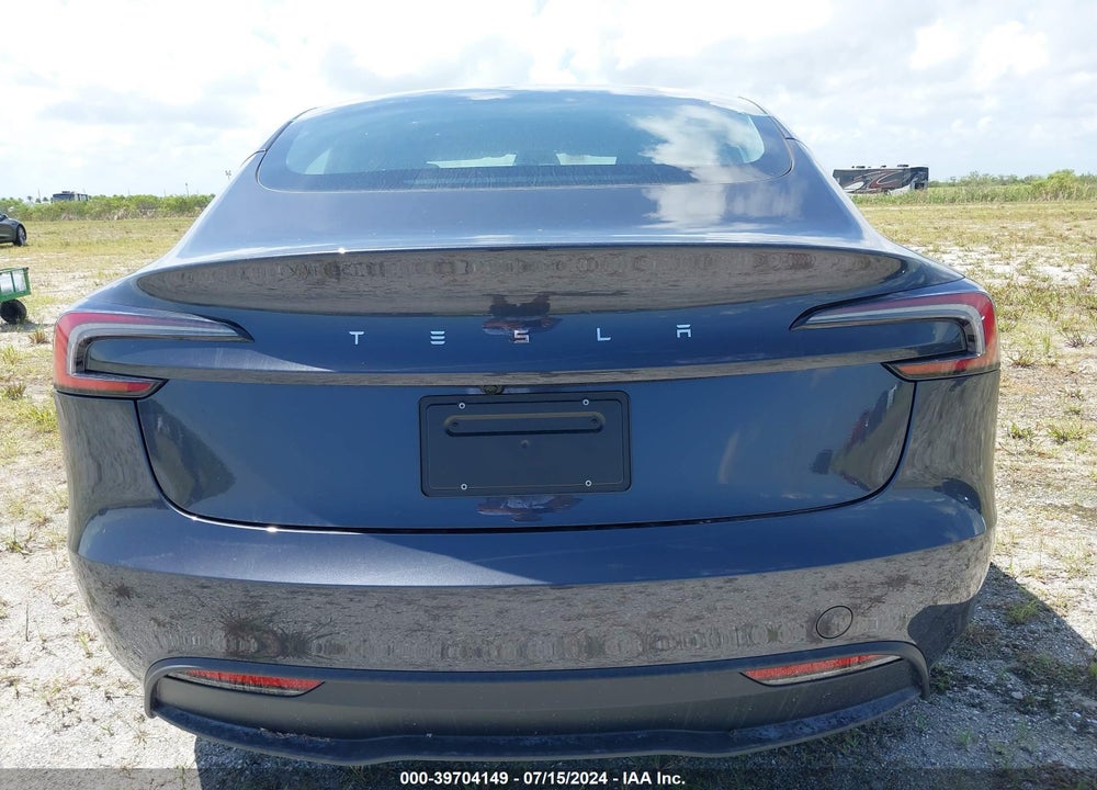 2024 TESLA MODEL 3 REAR-WHEEL DRIVE VIN: 5YJ3E1EA0RF750647