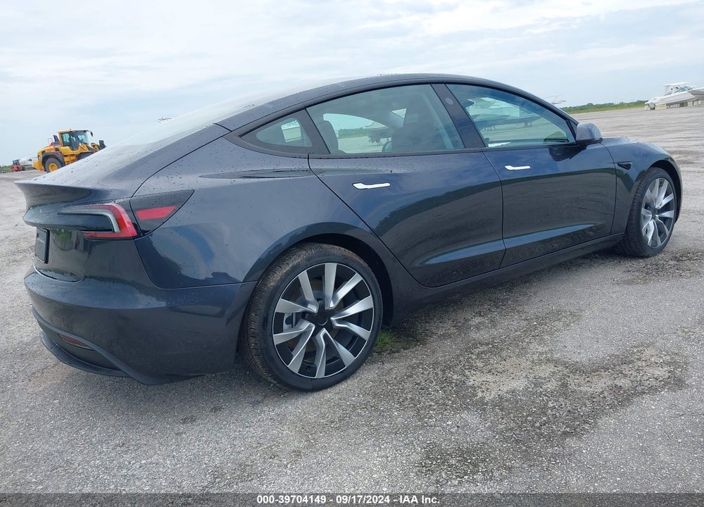 2024 TESLA MODEL 3 REAR-WHEEL DRIVE VIN: 5YJ3E1EA0RF750647