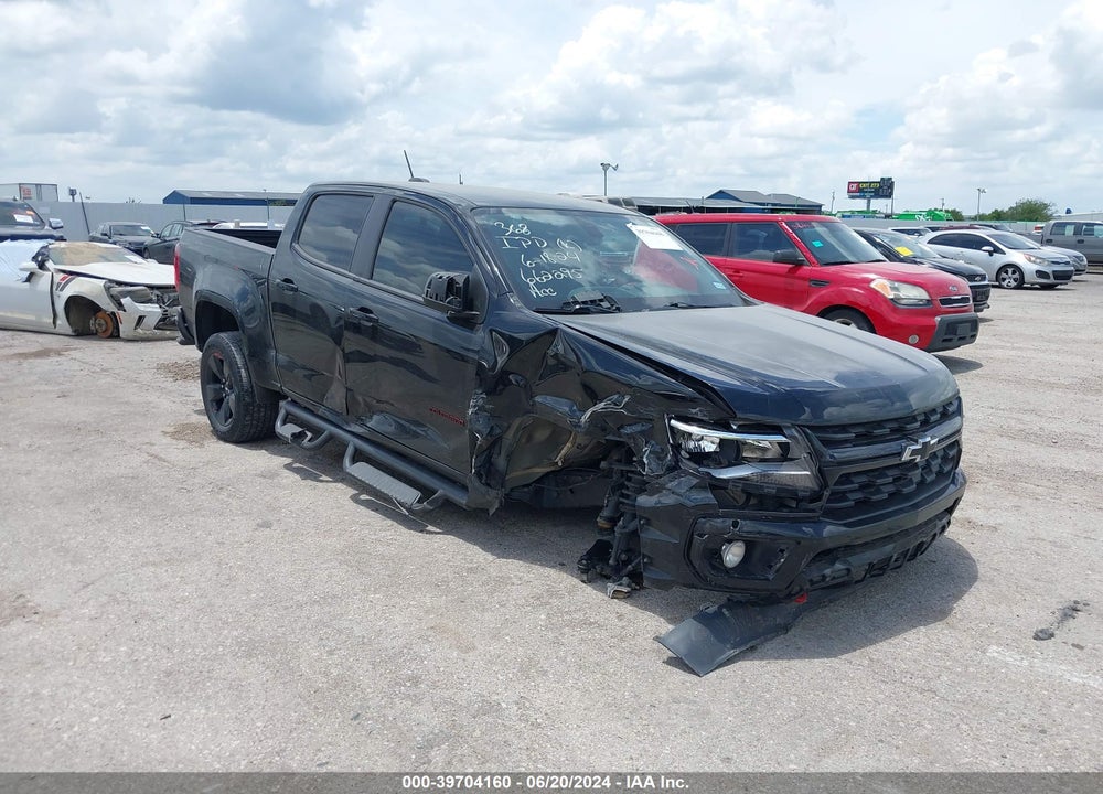 2021 CHEVROLET COLORADO 2WD SHORT BOX LT VIN: 1GCGSCEN7M1132123