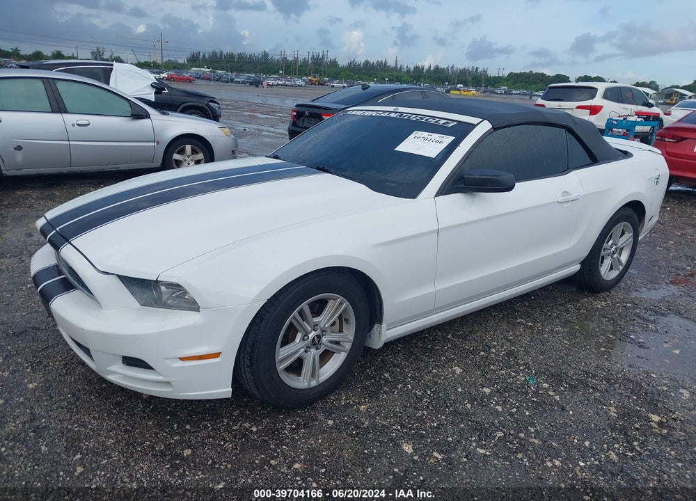 2014 FORD MUSTANG V6 VIN: 1ZVBP8EM6E5266676