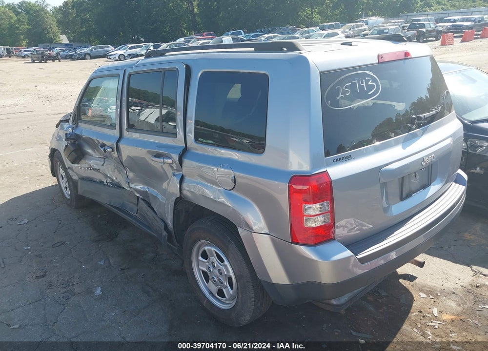 2016 JEEP PATRIOT SPORT VIN: 1C4NJPBA6GD811791