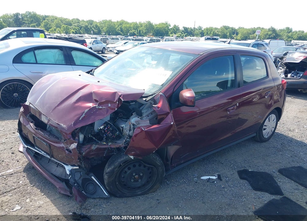 2020 MITSUBISHI MIRAGE SE VIN: ML32A3HJ8LH002799