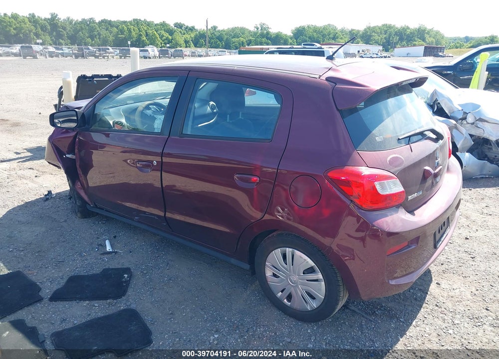 2020 MITSUBISHI MIRAGE SE VIN: ML32A3HJ8LH002799