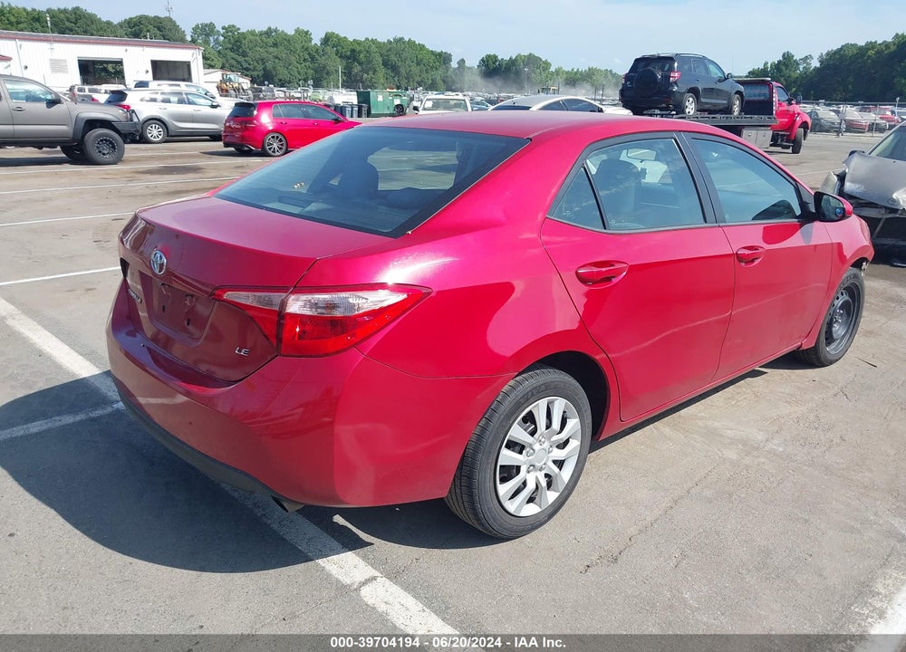 2019 TOYOTA COROLLA LE VIN: 5YFBURHE0KP948375