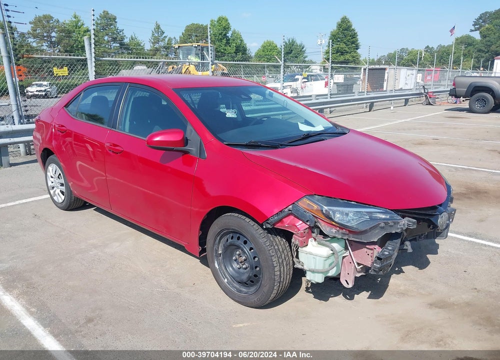 2019 TOYOTA COROLLA LE VIN: 5YFBURHE0KP948375