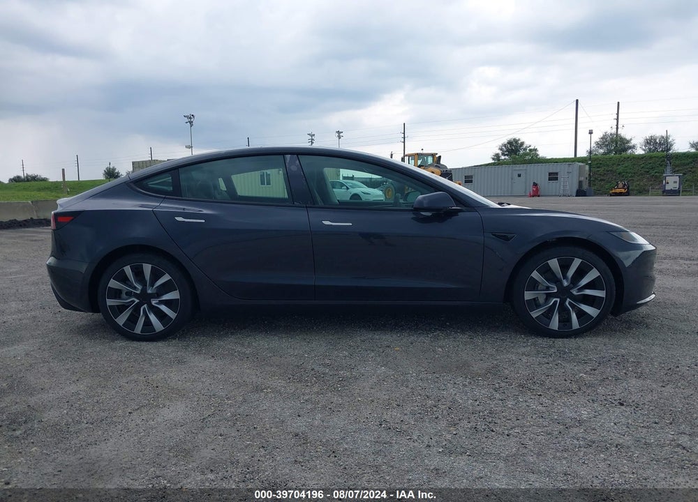 2024 TESLA MODEL 3 REAR-WHEEL DRIVE VIN: 5YJ3E1EA0RF752074