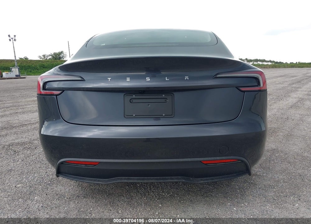 2024 TESLA MODEL 3 REAR-WHEEL DRIVE VIN: 5YJ3E1EA0RF752074