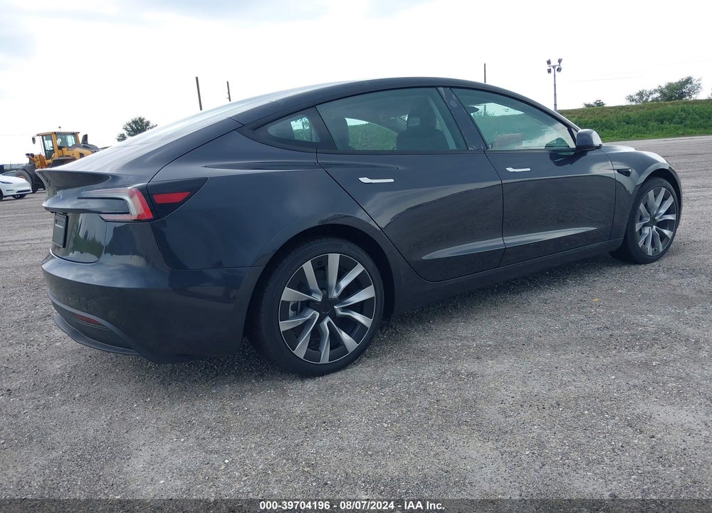 2024 TESLA MODEL 3 REAR-WHEEL DRIVE VIN: 5YJ3E1EA0RF752074