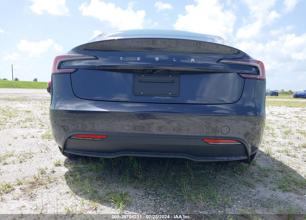 2024 TESLA MODEL 3 REAR-WHEEL DRIVE VIN: 5YJ3E1EA0RF752107
