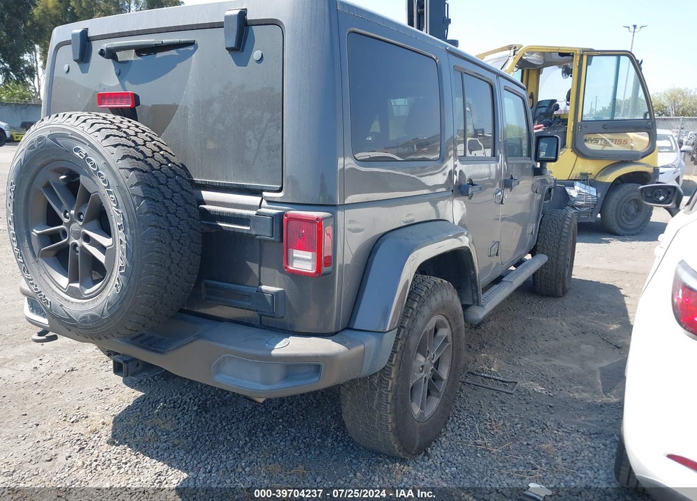 2016 JEEP WRANGLER UNLIMITED 75TH ANNIVERSARY VIN: 1C4BJWEG7GL288820