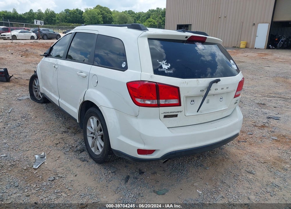 2015 DODGE JOURNEY SXT VIN: 3C4PDCBG0FT669105