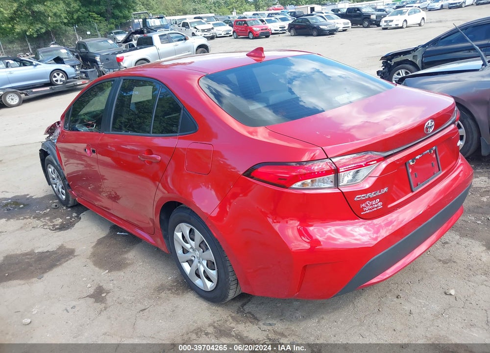 2020 TOYOTA COROLLA LE VIN: JTDEPRAE3LJ027966
