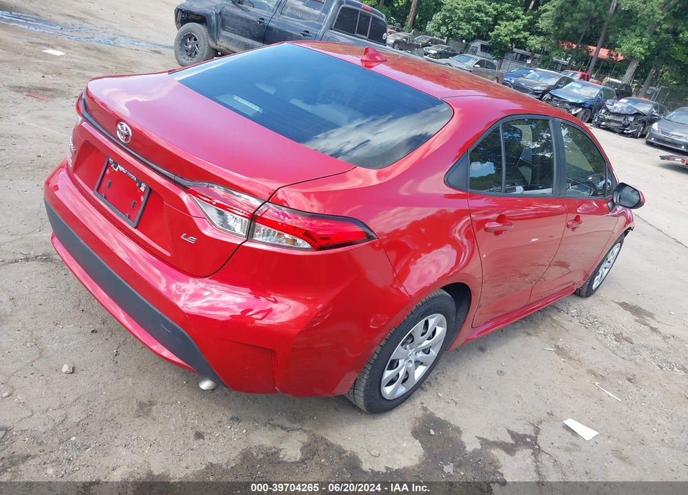 2020 TOYOTA COROLLA LE VIN: JTDEPRAE3LJ027966
