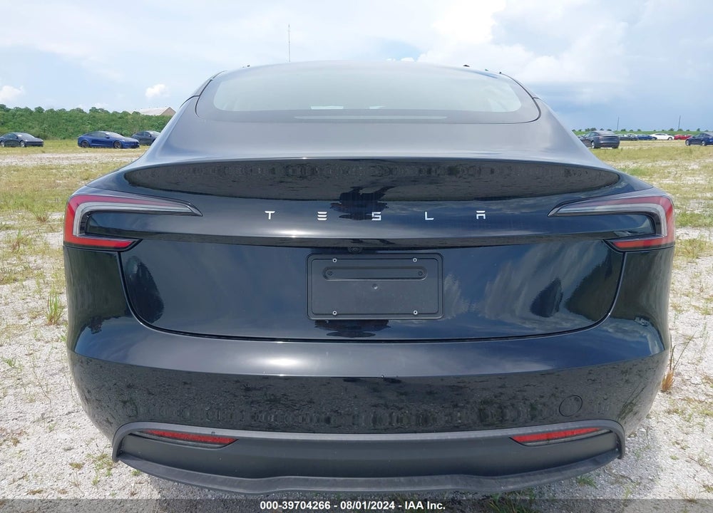 2024 TESLA MODEL 3 REAR-WHEEL DRIVE VIN: 5YJ3E1EA0RF752477