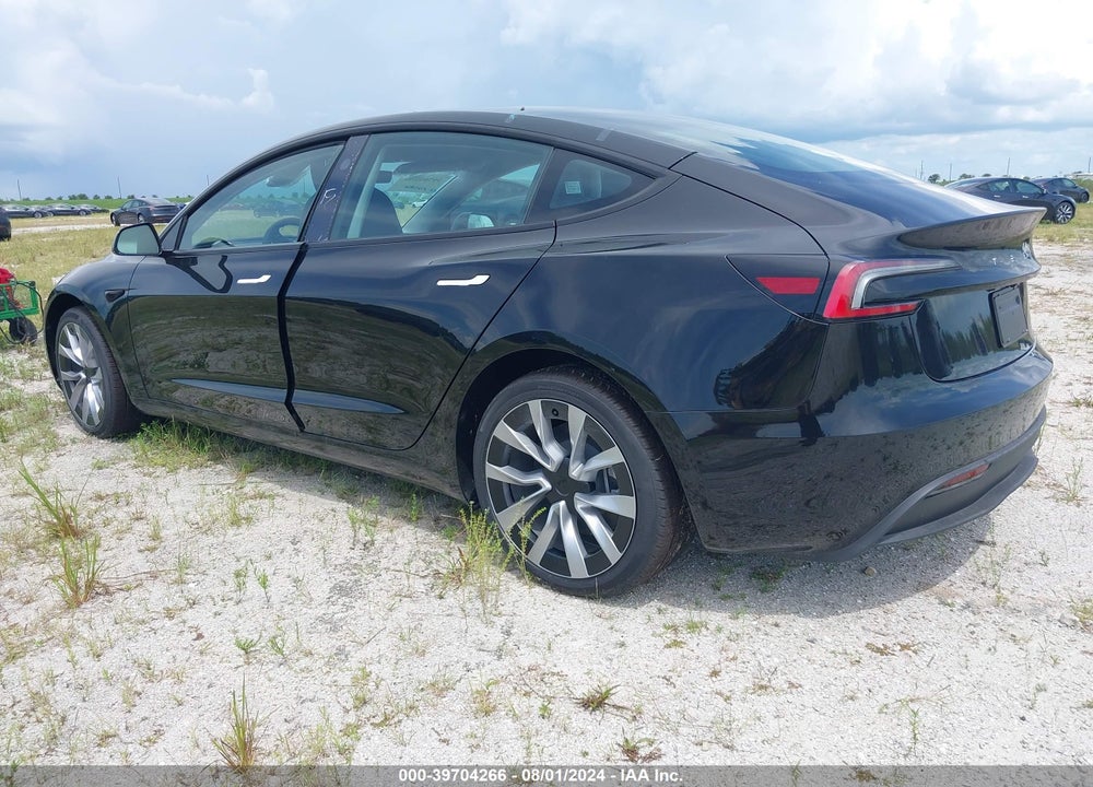 2024 TESLA MODEL 3 REAR-WHEEL DRIVE VIN: 5YJ3E1EA0RF752477