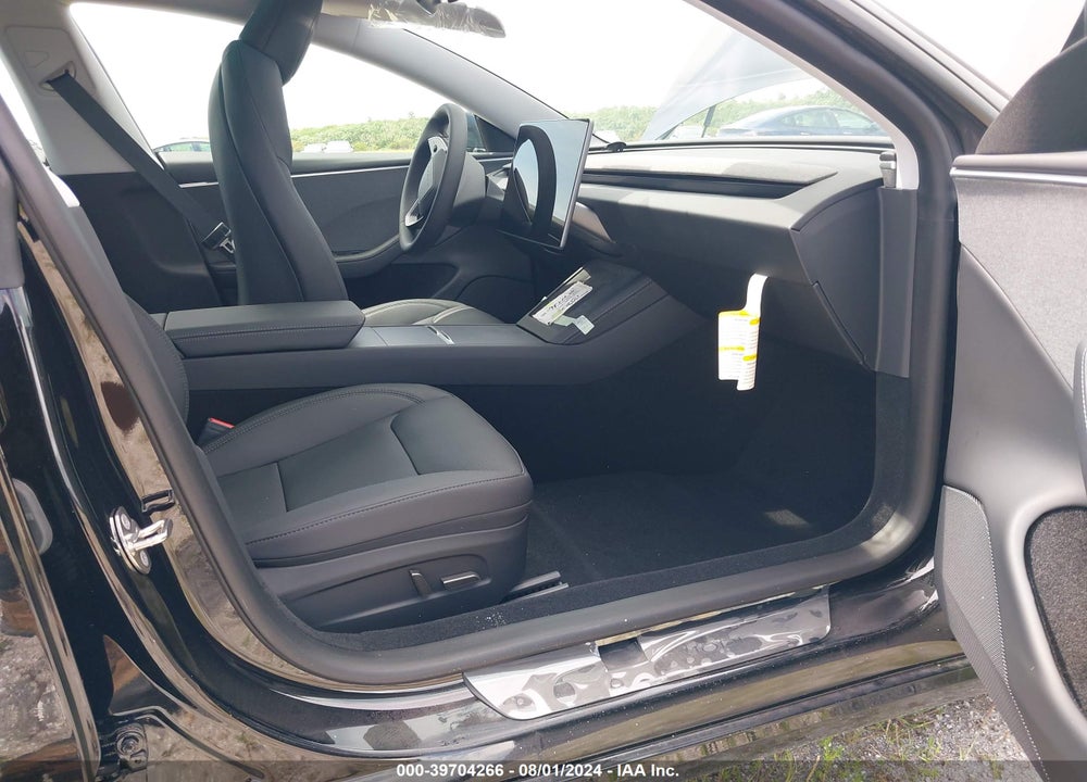 2024 TESLA MODEL 3 REAR-WHEEL DRIVE VIN: 5YJ3E1EA0RF752477