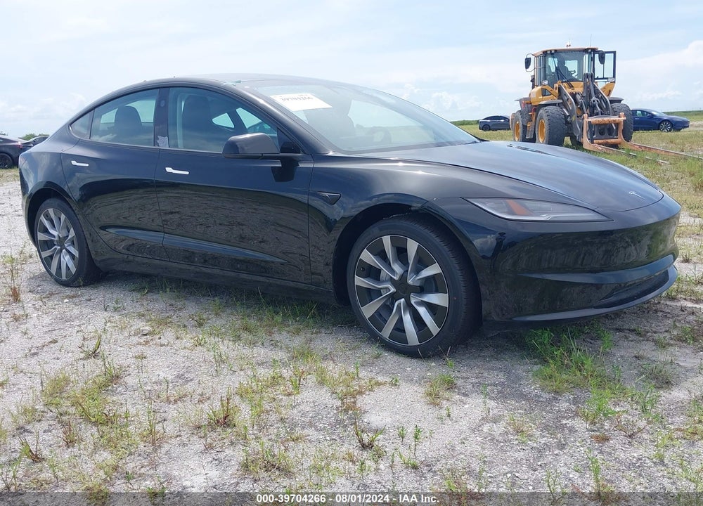 2024 TESLA MODEL 3 REAR-WHEEL DRIVE VIN: 5YJ3E1EA0RF752477