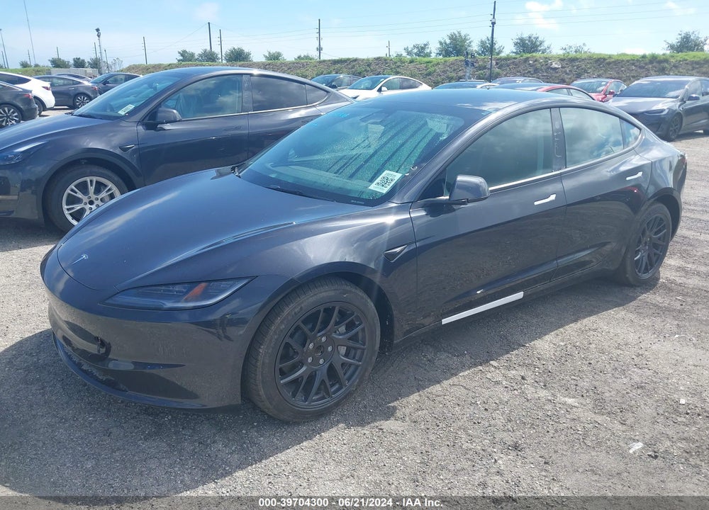 2024 TESLA MODEL 3 REAR-WHEEL DRIVE VIN: 5YJ3E1EA1RF748065