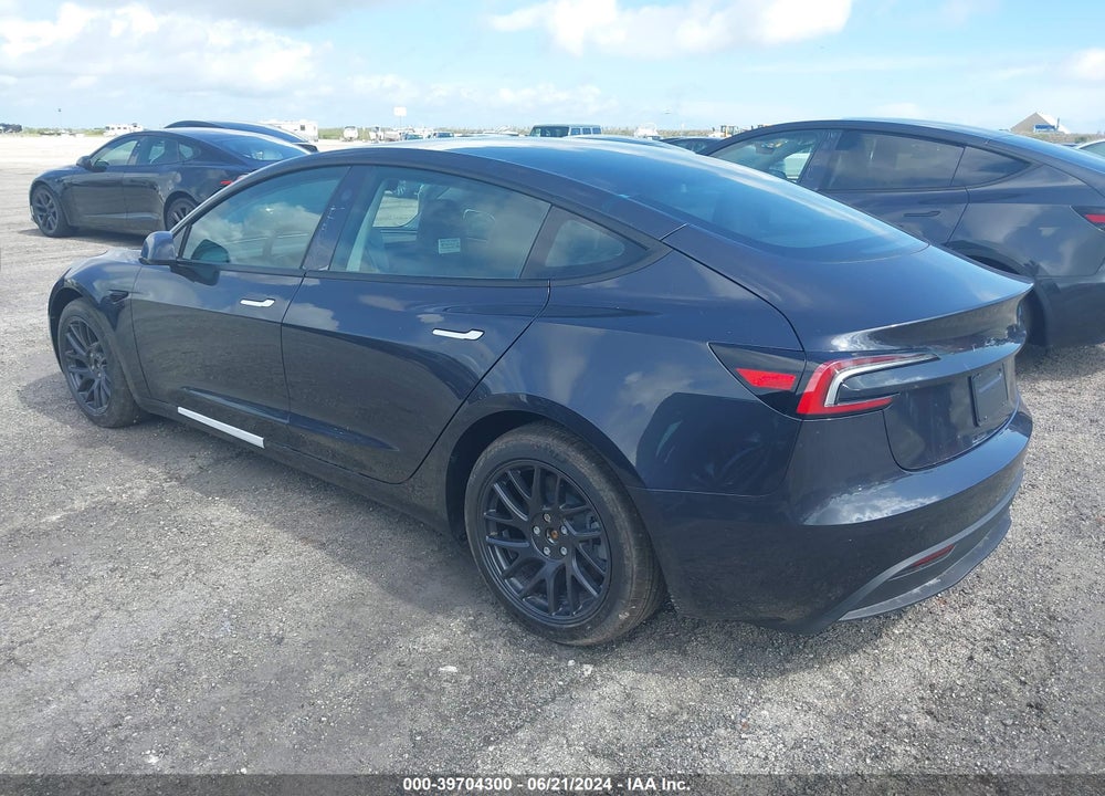 2024 TESLA MODEL 3 REAR-WHEEL DRIVE VIN: 5YJ3E1EA1RF748065