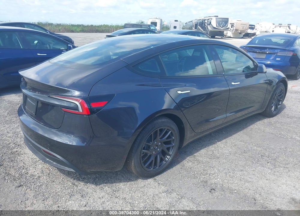 2024 TESLA MODEL 3 REAR-WHEEL DRIVE VIN: 5YJ3E1EA1RF748065