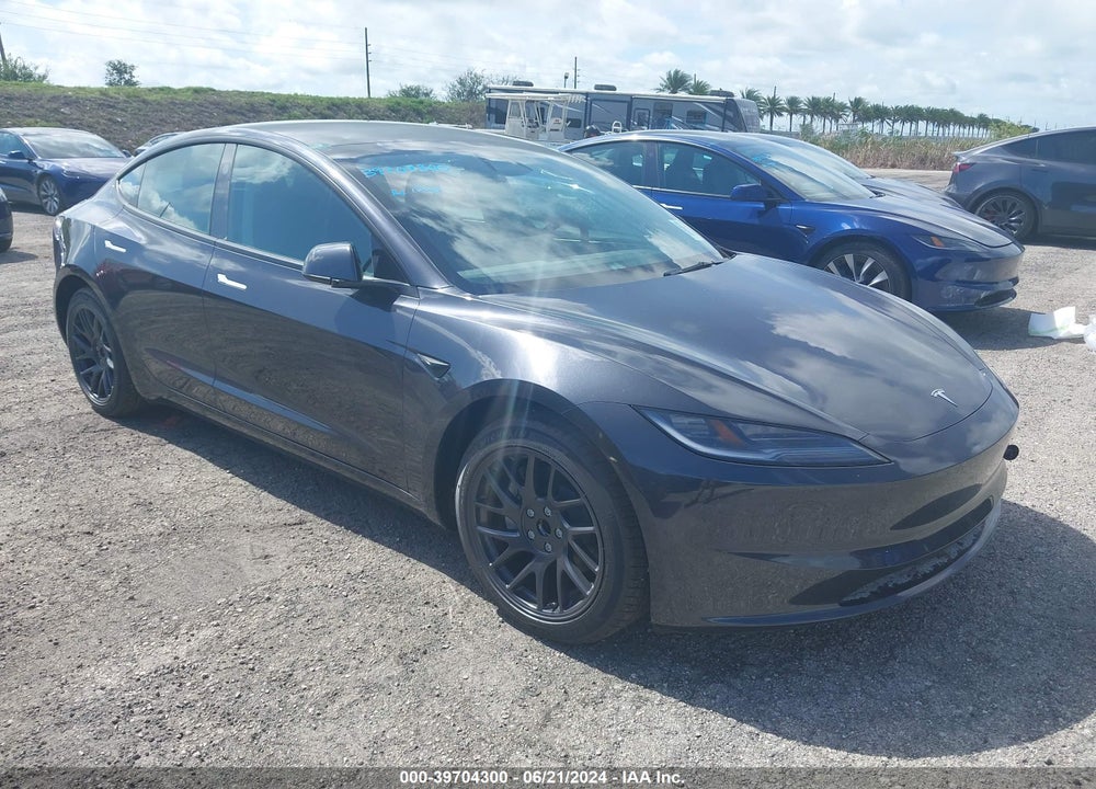 2024 TESLA MODEL 3 REAR-WHEEL DRIVE VIN: 5YJ3E1EA1RF748065