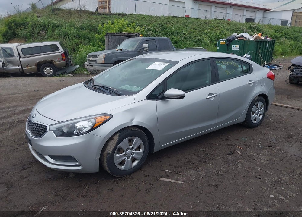 2015 KIA FORTE LX VIN: KNAFK4A69F5262249