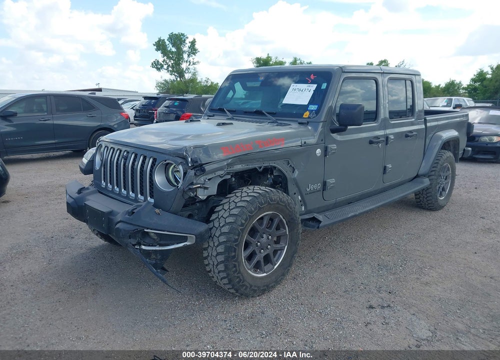 2022 JEEP GLADIATOR OVERLAND 4X4 VIN: 1C6HJTFGXNL103574